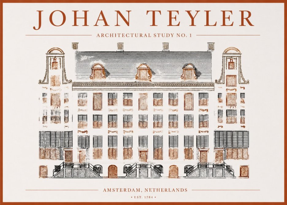 Johan Teyler Architectural Study No. 1 I No1 - Poster