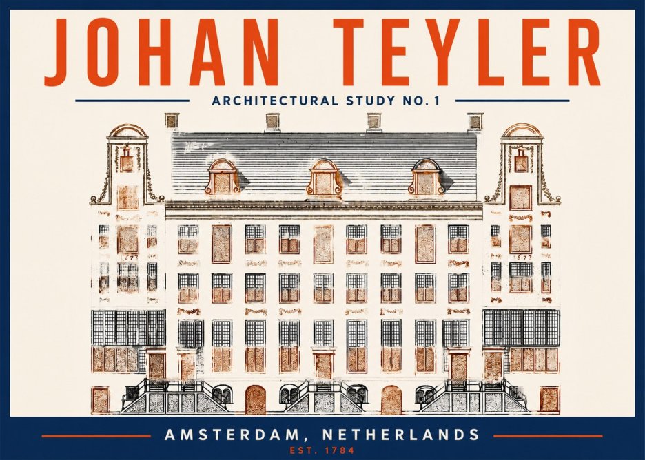Johan Teyler Architectural Study No. 1 I No2 - Poster