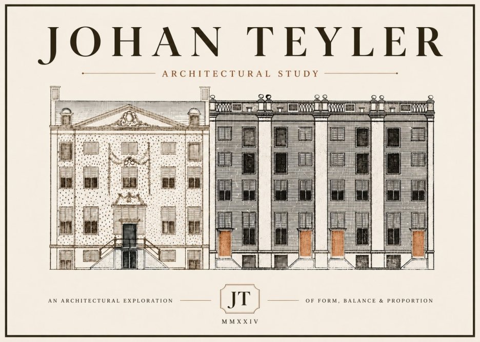 Johan Teyler Architectural Study IV No5 - Poster