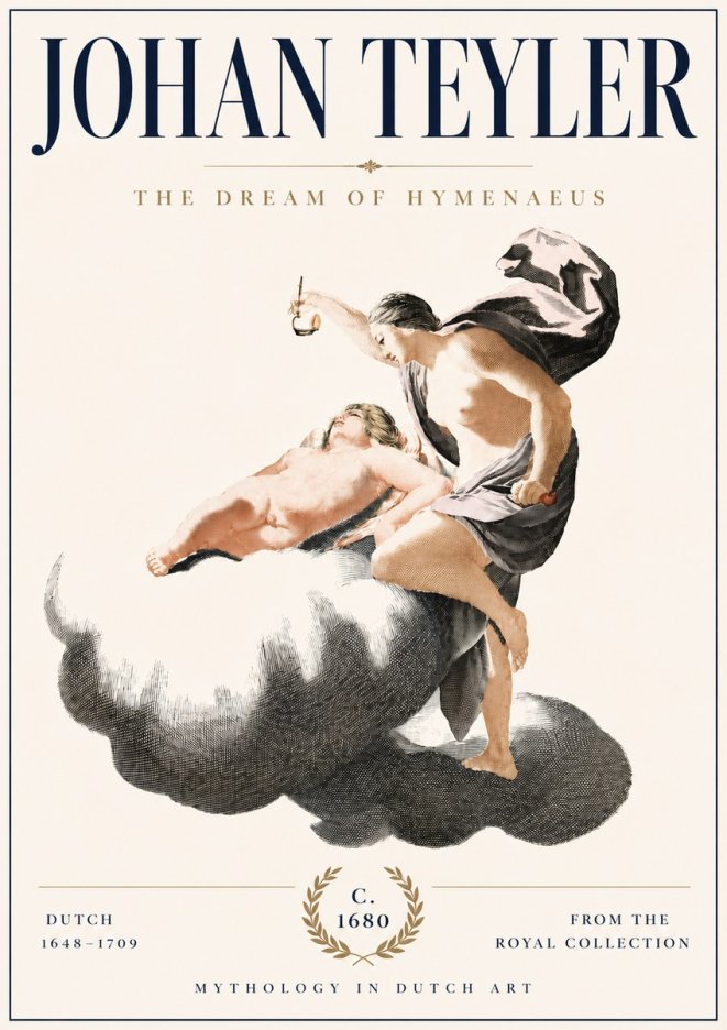 Johan Teyler The Dream of Hymenaeus No6 - Poster