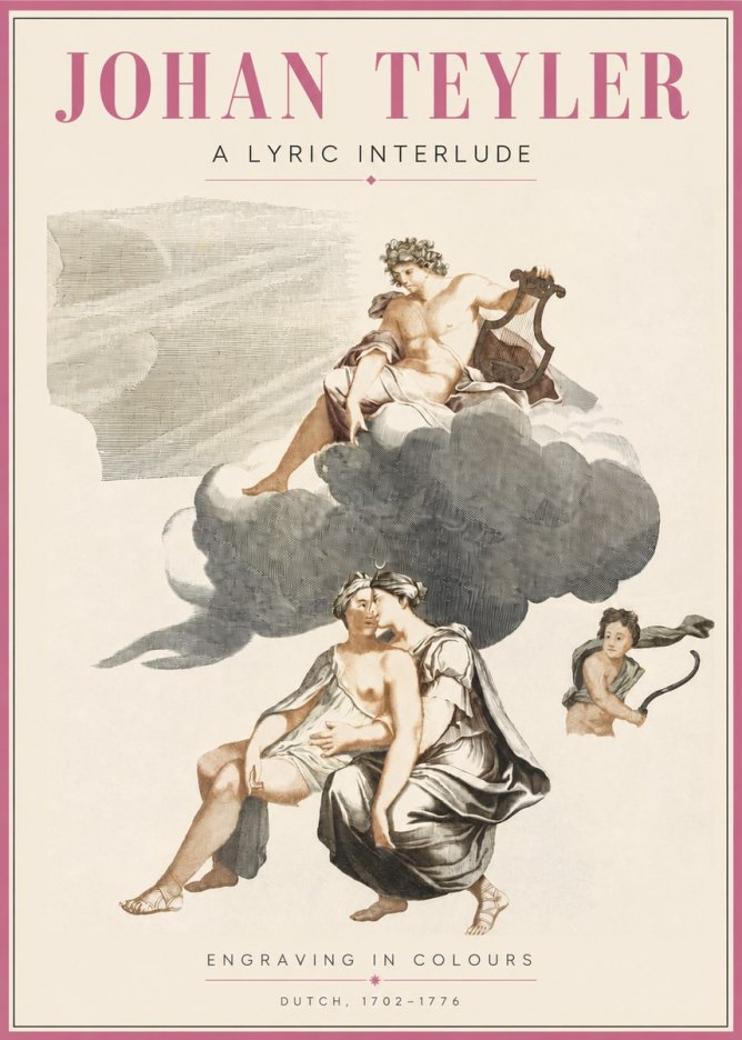 Johan Teyler Allegory of Music and Love No4 - Poster