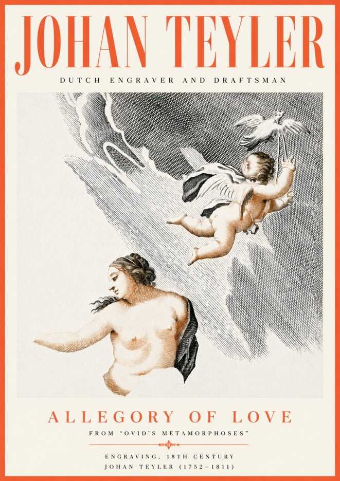 Johan Teyler Allegory of Love No6 - Poster