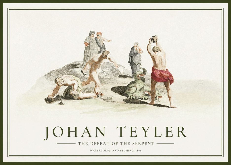 Johan Teyler Study of Ulysses and Polyphemus No2 - Poster