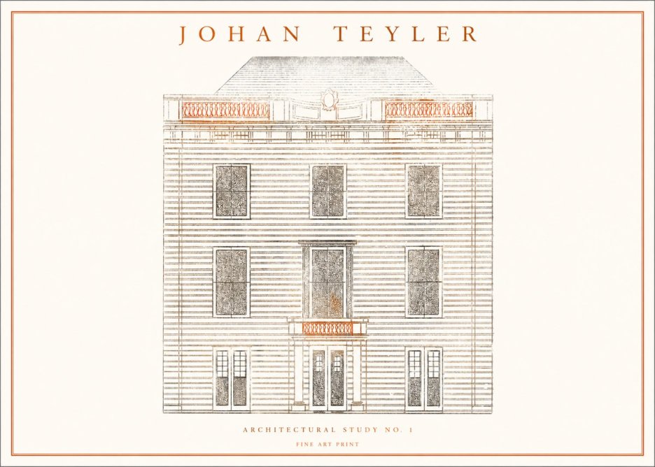 Johan Teyler Architectural Study No. 1 II No1 - Poster