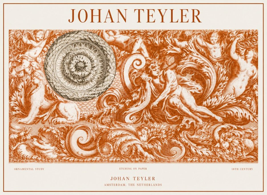 Johan Teyler Ornamental Study No1 - Poster