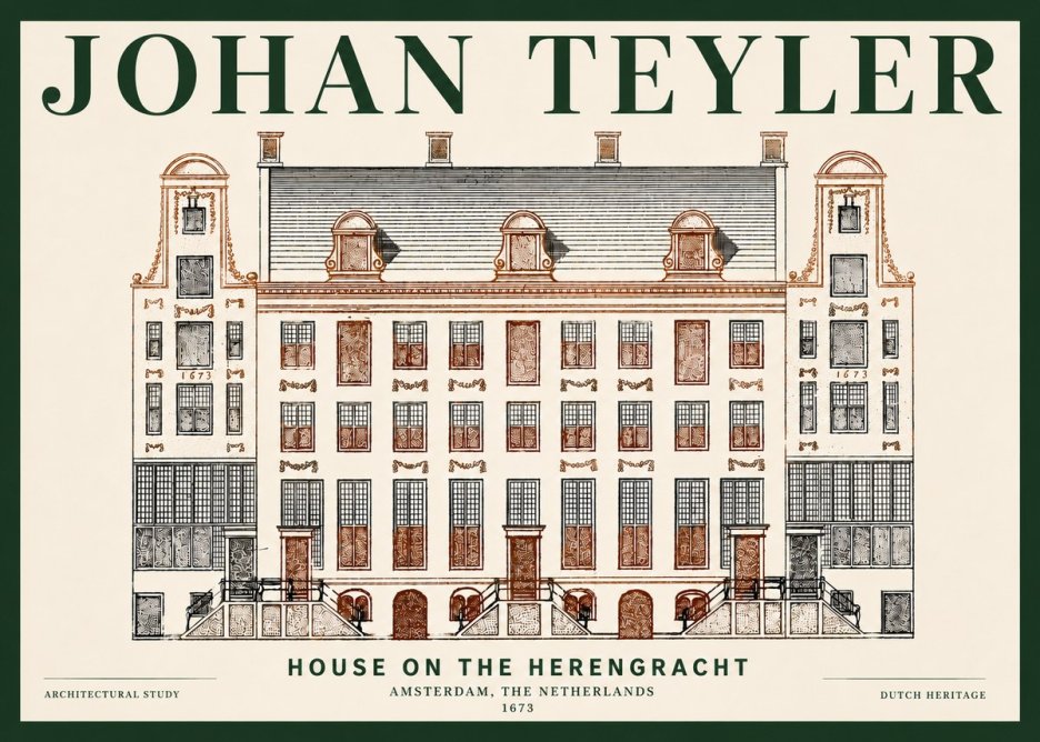 Johan Teyler Architectural Study VIII No6 - Poster