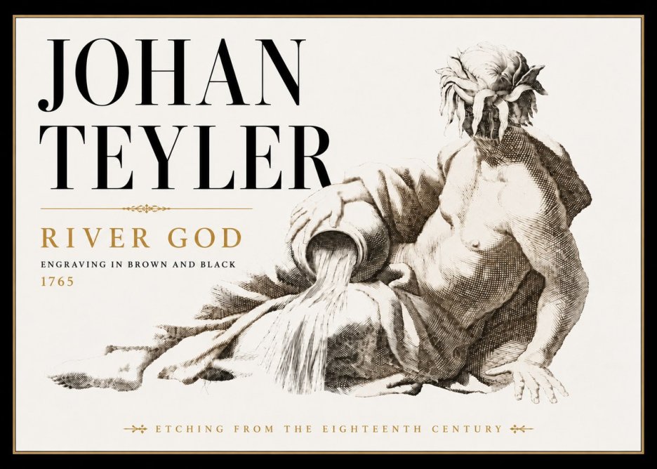 Johan Teyler River God No6 - Poster