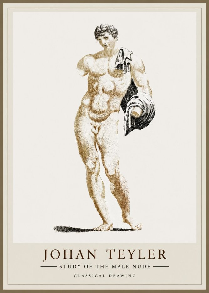Johan Teyler Classical Study II No2 - Poster