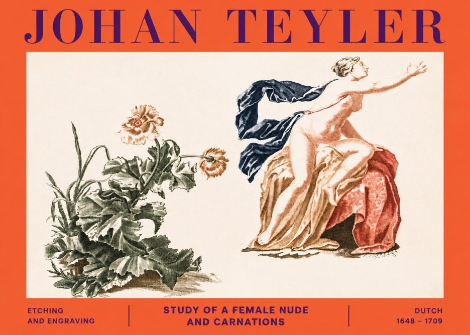 Johan Teyler A Study of Nature and Form No6 - Poster