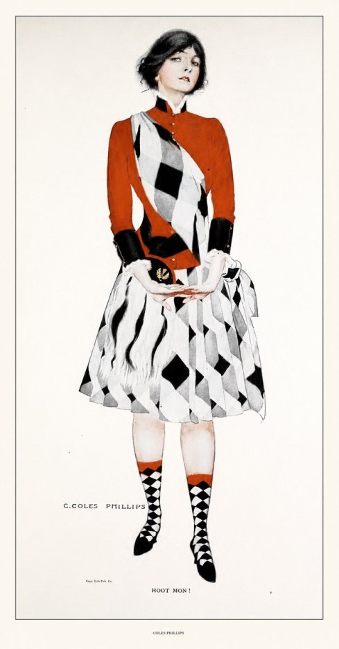 Coles Phillips Hoot Mon! No4 - Poster