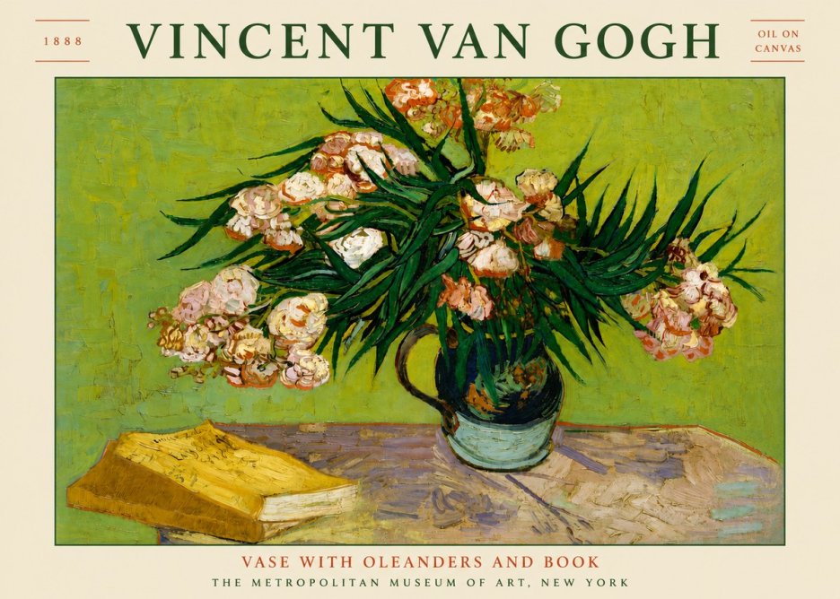 Van Gogh Oleanders No5 - Poster