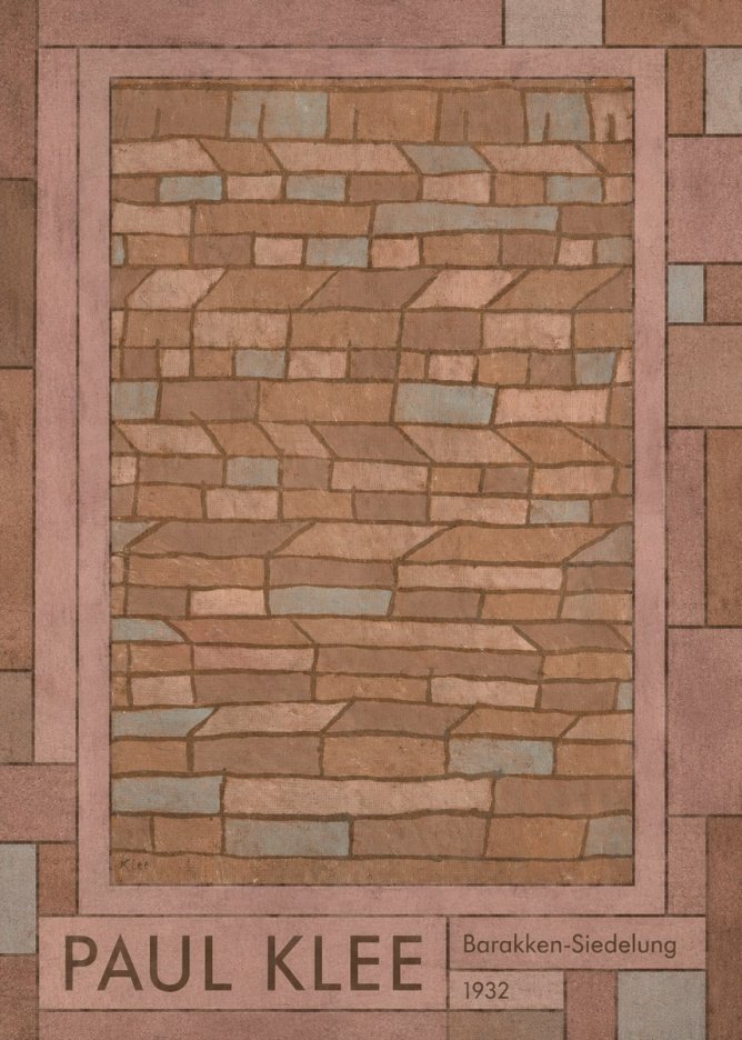 Paul Klee Barakken-siedelung No1 - Poster