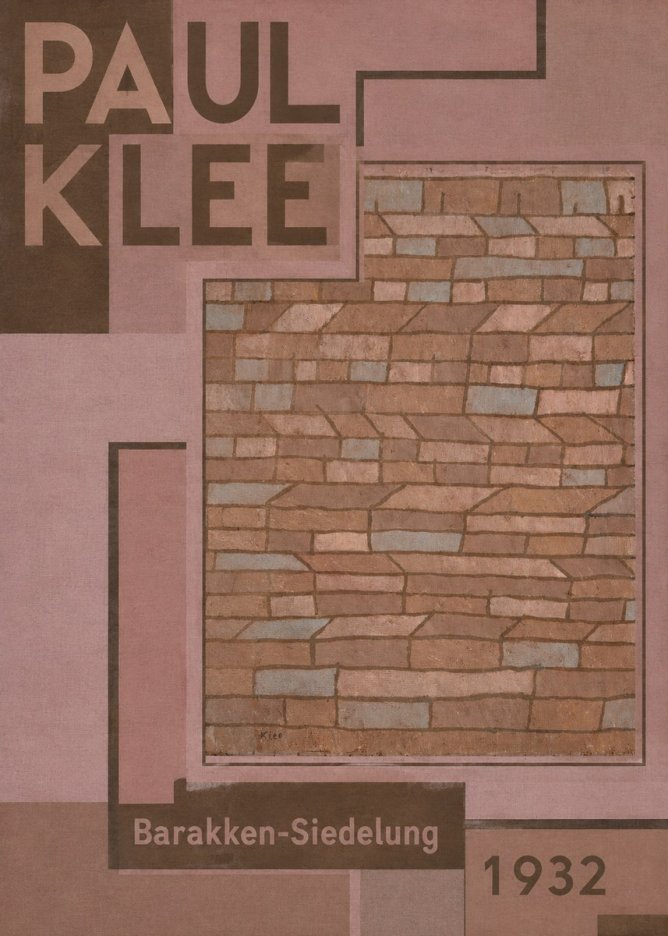 Paul Klee Barakken-siedelung No5 - Poster