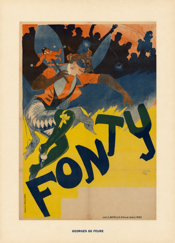 Georges de Feure Gonty No6 - Poster