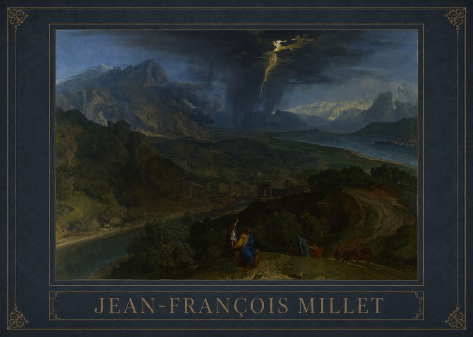 Jean-François Millet The Thunderbolt No3 - Poster