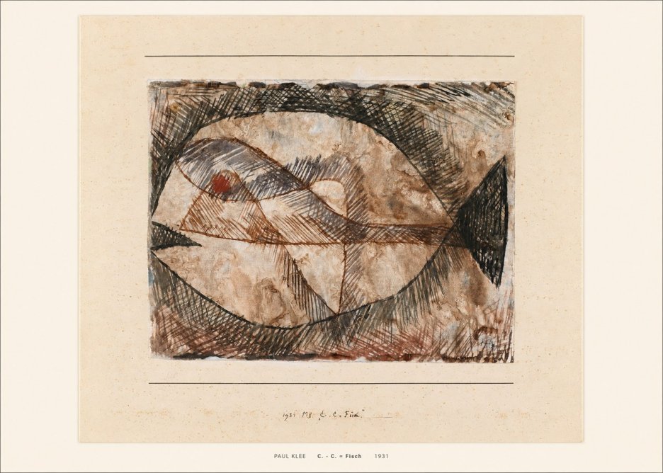 Paul Klee C. - C. = Fisch No5 - Poster