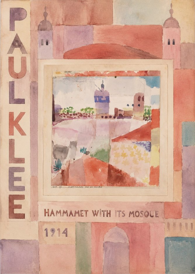 Paul Klee Hammamet with Its Mosque No6 - Poster