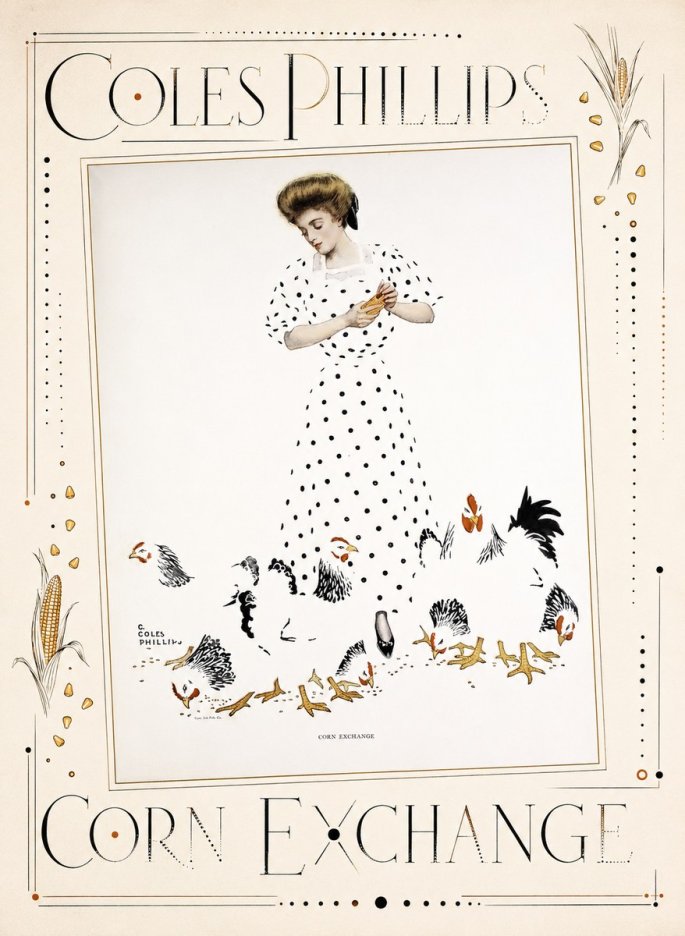 Coles Phillips Corn Exchange No5 - Poster