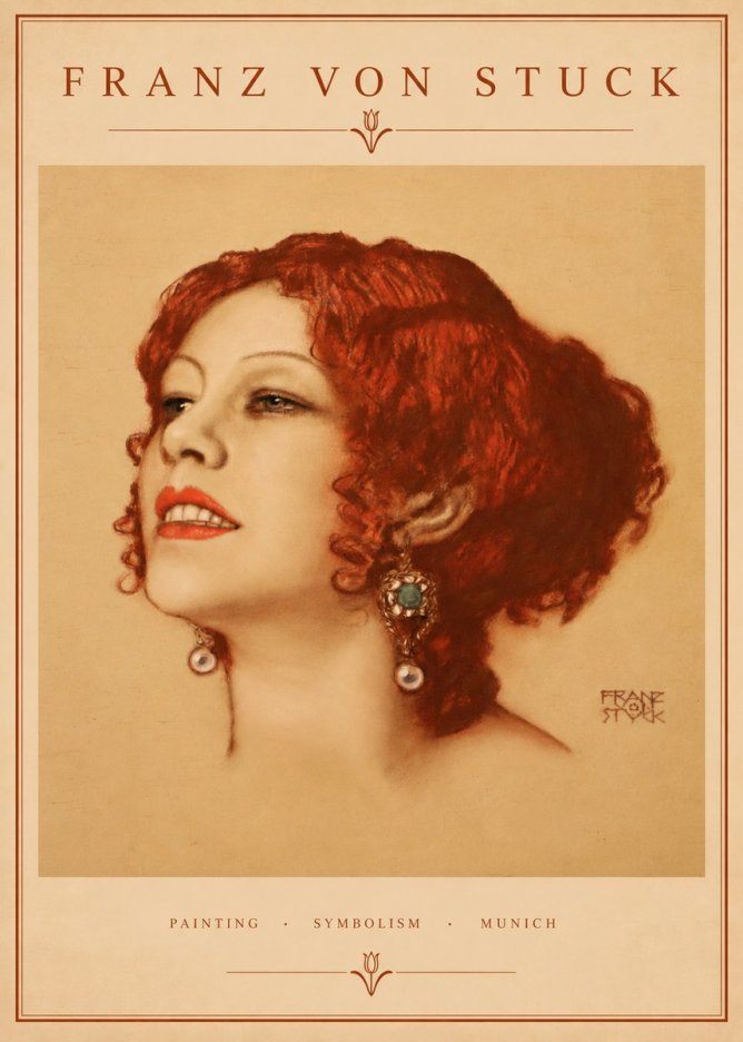 Franz von Stuck Medusa No2 - Poster