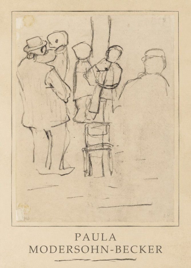 Paula Modersohn-Becker Studies of Figures No3 - Poster