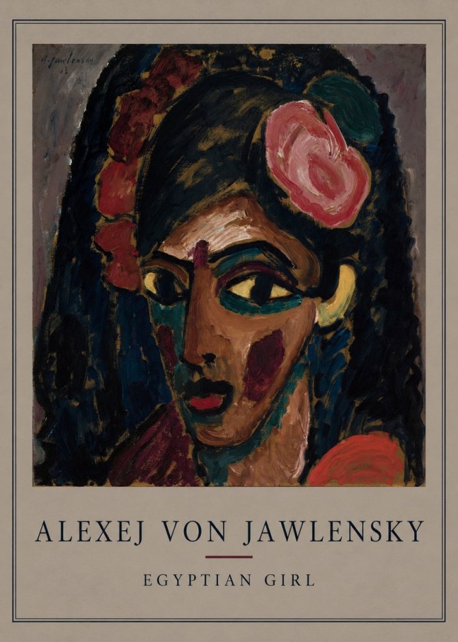 Alexej von Jawlensky Egyptian Girl No4 - Poster