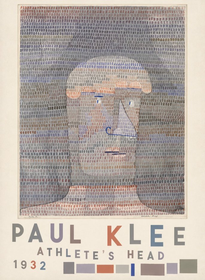 Paul Klee Athlete's Head No5 - Poster
