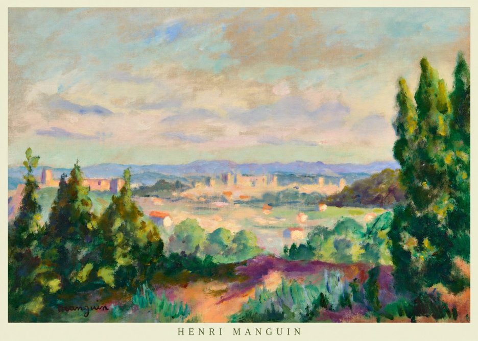Henri Manguin Mediterranean City View No6 - Poster