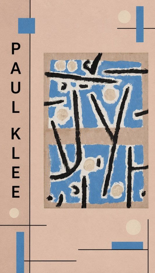 Paul Klee Abstract Geometric Composition No2 - Poster