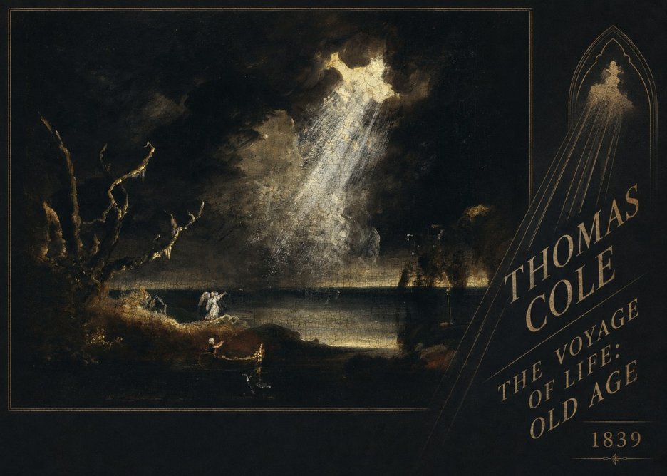 Thomas Cole The Voyage of Life: Old Age I No2 - Poster
