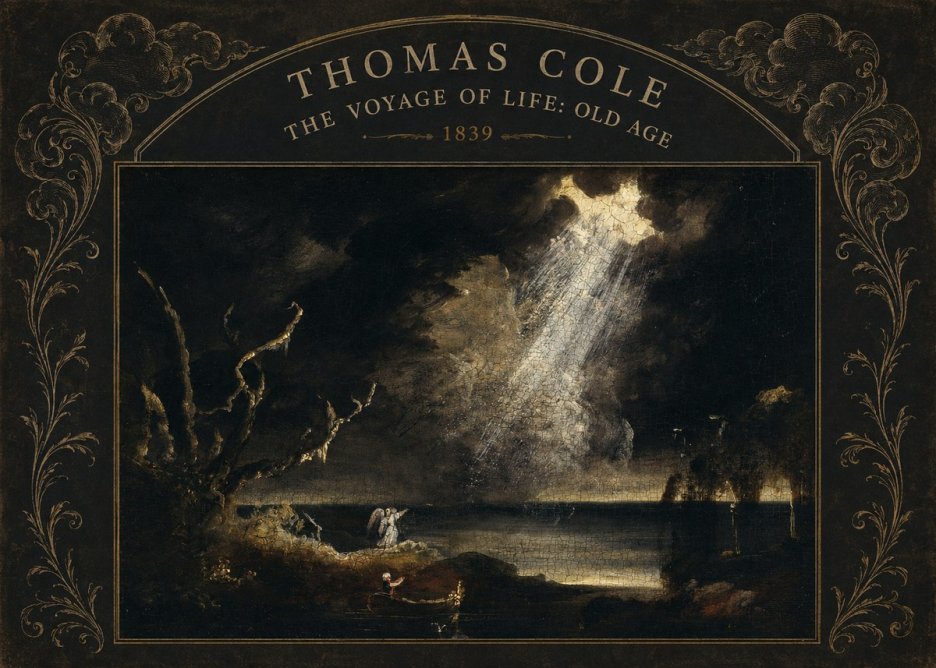 Thomas Cole The Voyage of Life: Old Age I No3 - Poster