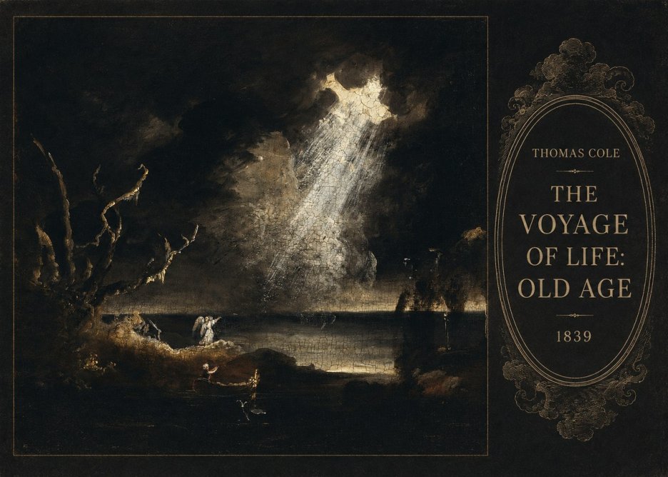Thomas Cole The Voyage of Life: Old Age I No5 - Poster