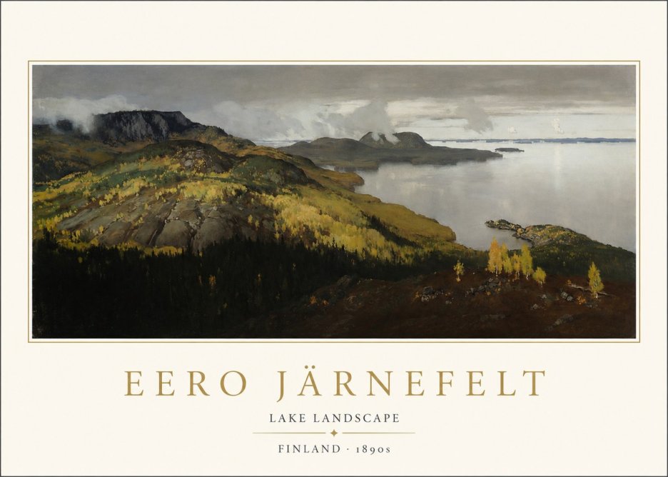 Eero Järnefelt Lake Landscape No1 - Poster