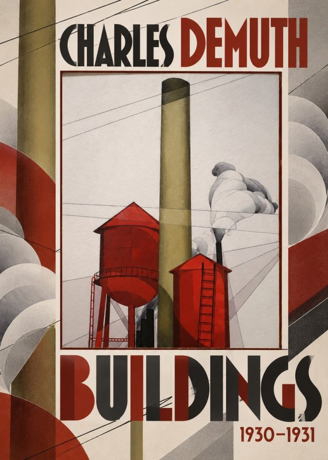 Charles Demuth Buildings No6 - Poster