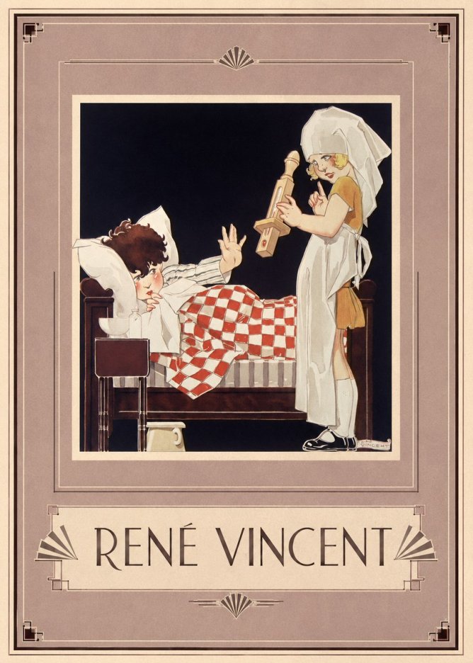 René Vincent The Little Patient No1 - Poster