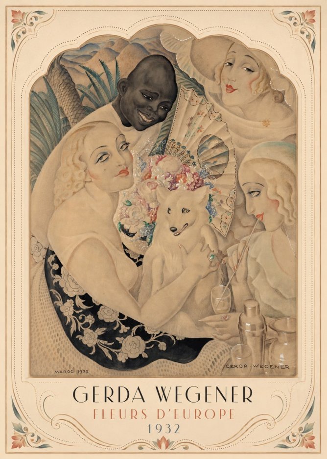 Gerda Wegener Fleurs D'europe No3 - Poster
