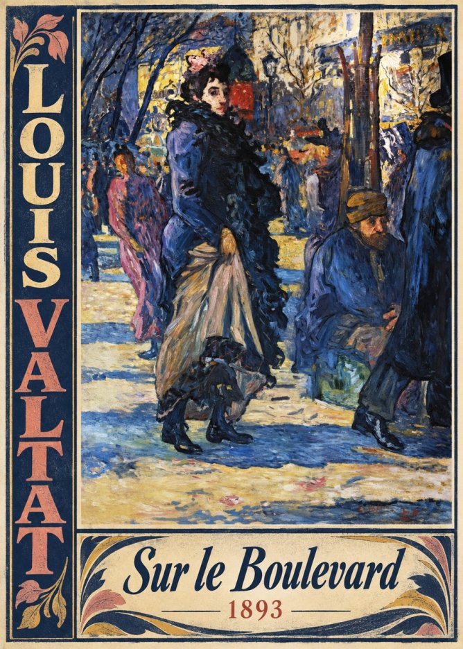 Louis Valtat Sur Le Boulevard No3 - Poster