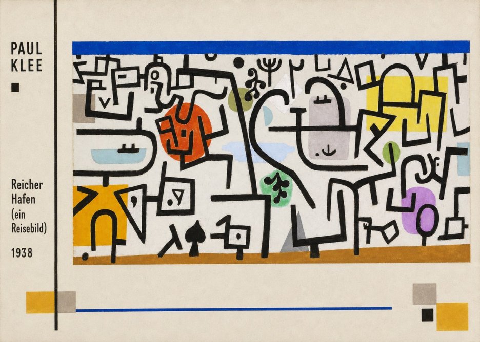 Paul Klee Reicher Hafen (Ein Reisebild) II No3 - Poster