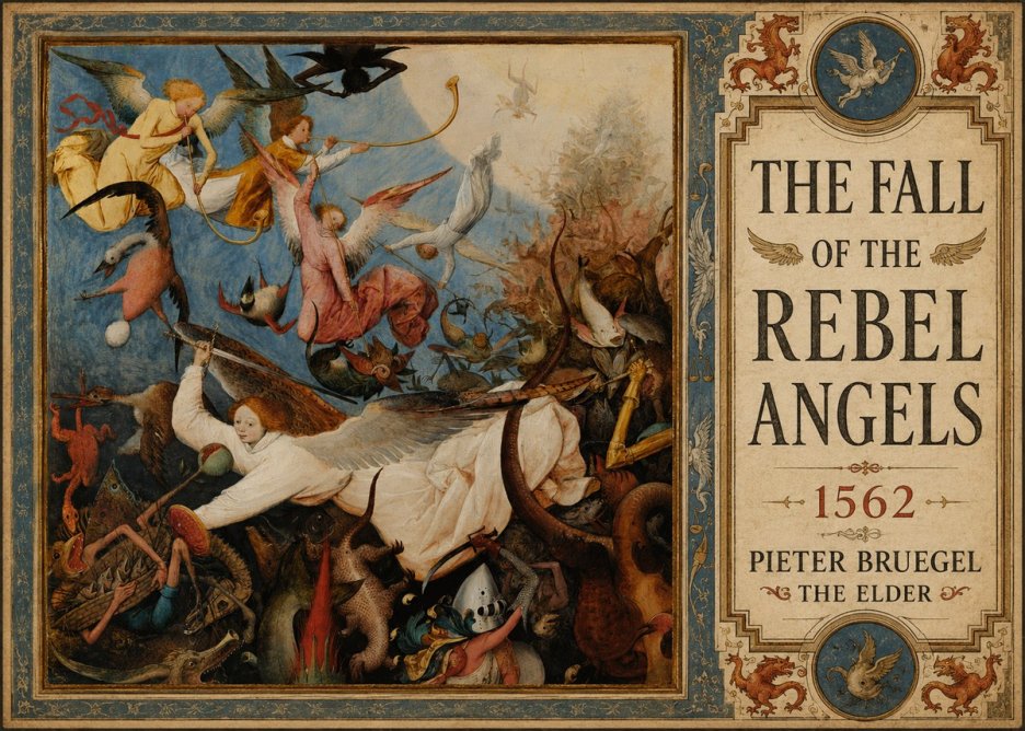 Pieter Bruegel The Fall of the Rebel Angels II No3 - Poster