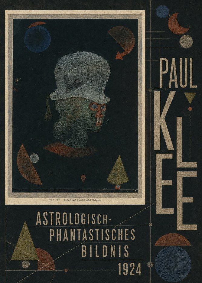 Paul Klee Astrologisch-phantastisches Bildnis No5 - Poster