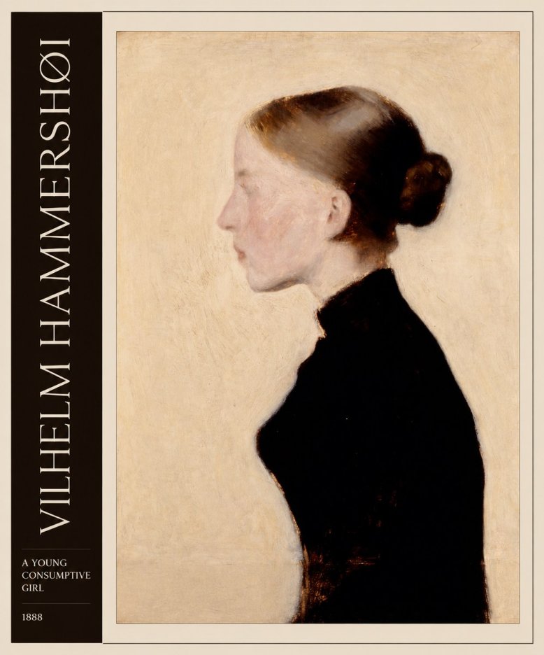 Vilhelm Hammershøi A Young Consumptive Girl No2 - Poster