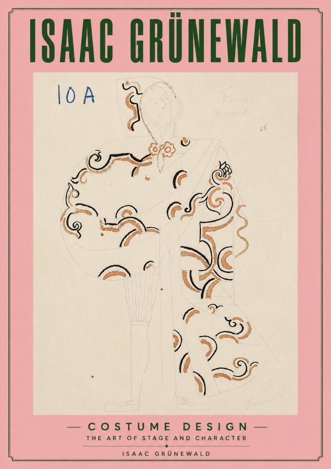 Isaac Grünewald Costume Design VIII No5 - Poster