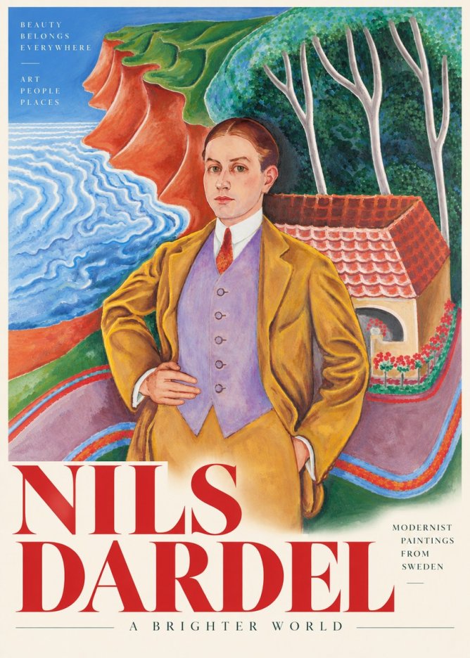 Nils Dardel Portrait in a Southern Landscape No4 - Poster