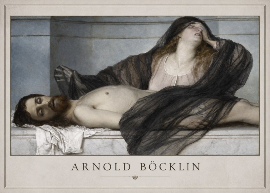 Arnold Böcklin Marie Magdalene No1 - Poster