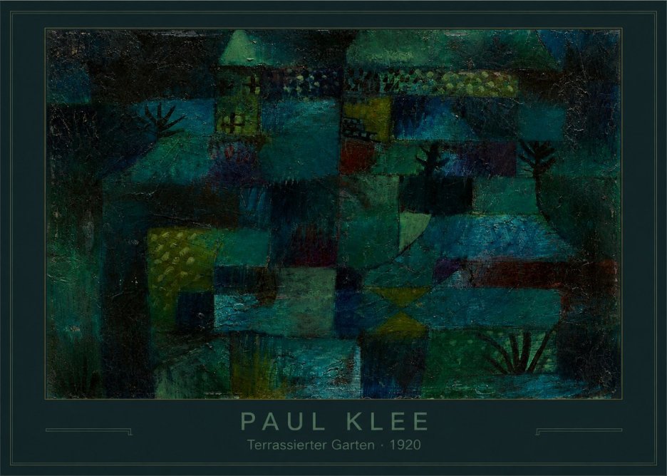 Paul Klee Terrassierter Garten No3 - Poster