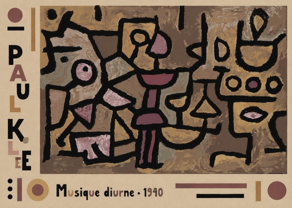 Paul Klee Musique Diurne No3 - Poster