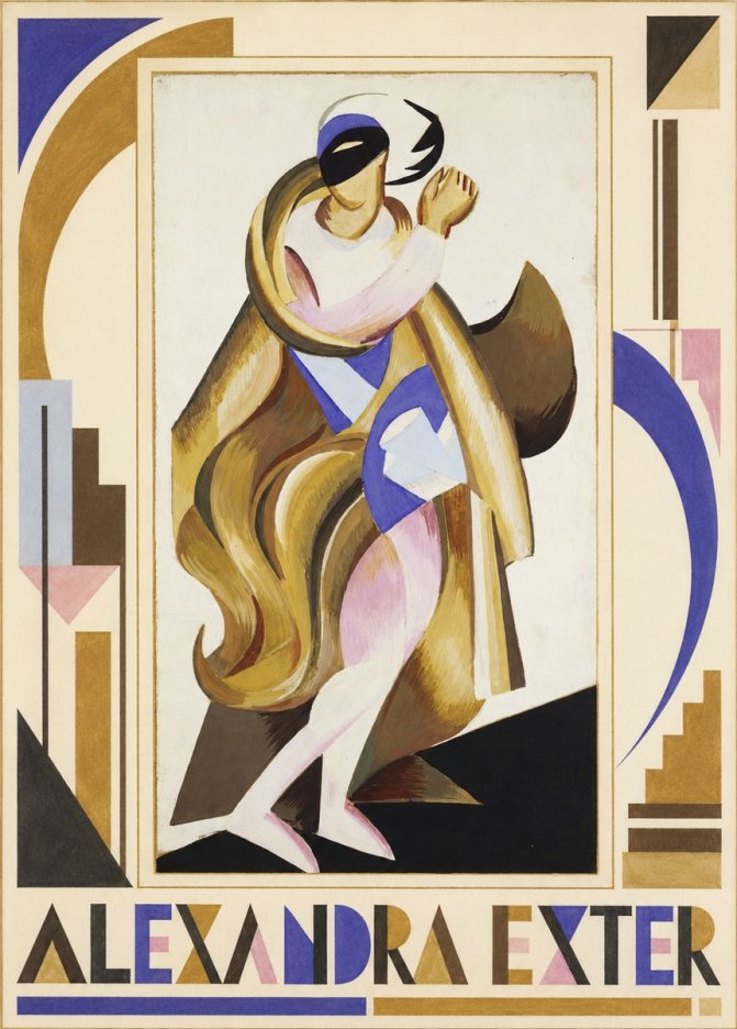 Alexandra Exter Art Deco Figure No1 - Poster