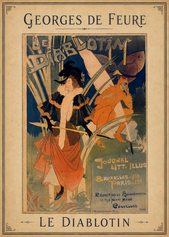 Georges de Feure Le Diablotin II No3 - Poster