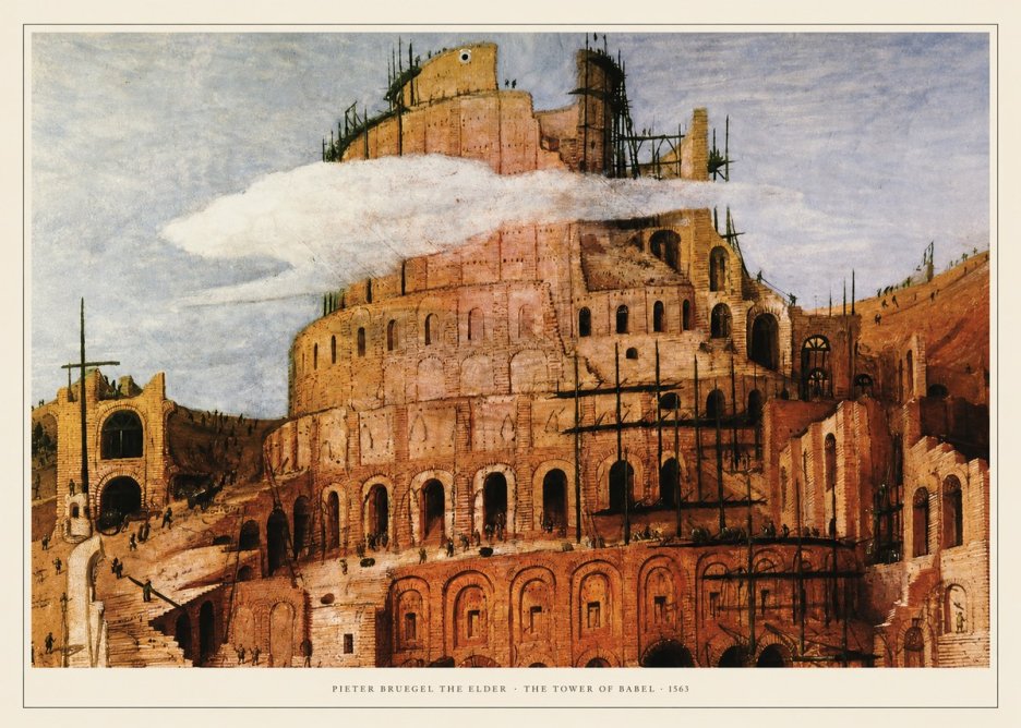 Pieter Bruegel The Tower of Babel XI No6 - Poster