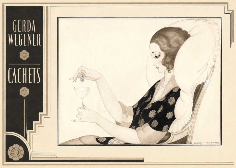 Gerda Wegener Cachets No2 - Poster