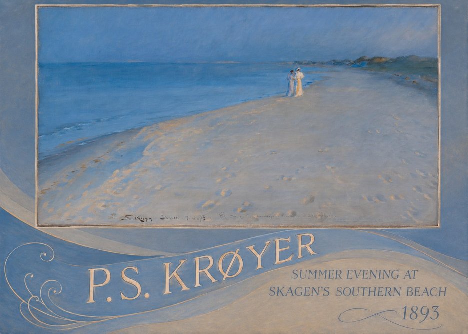 P.S. Krøyer Summer Evening at Skagen's Southern Beach No4 - Poster